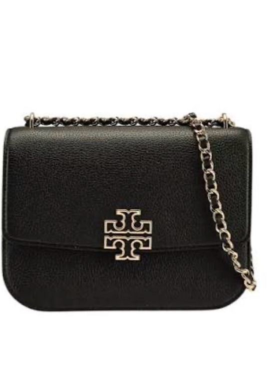 Tory Burch Handbags - Tory Burch Britten Crossbody Bag - Black & Silver